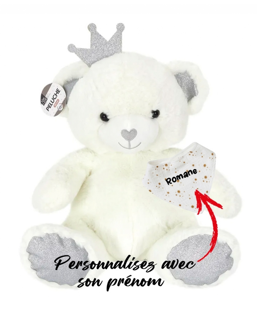 Peluche Blanche / Argent