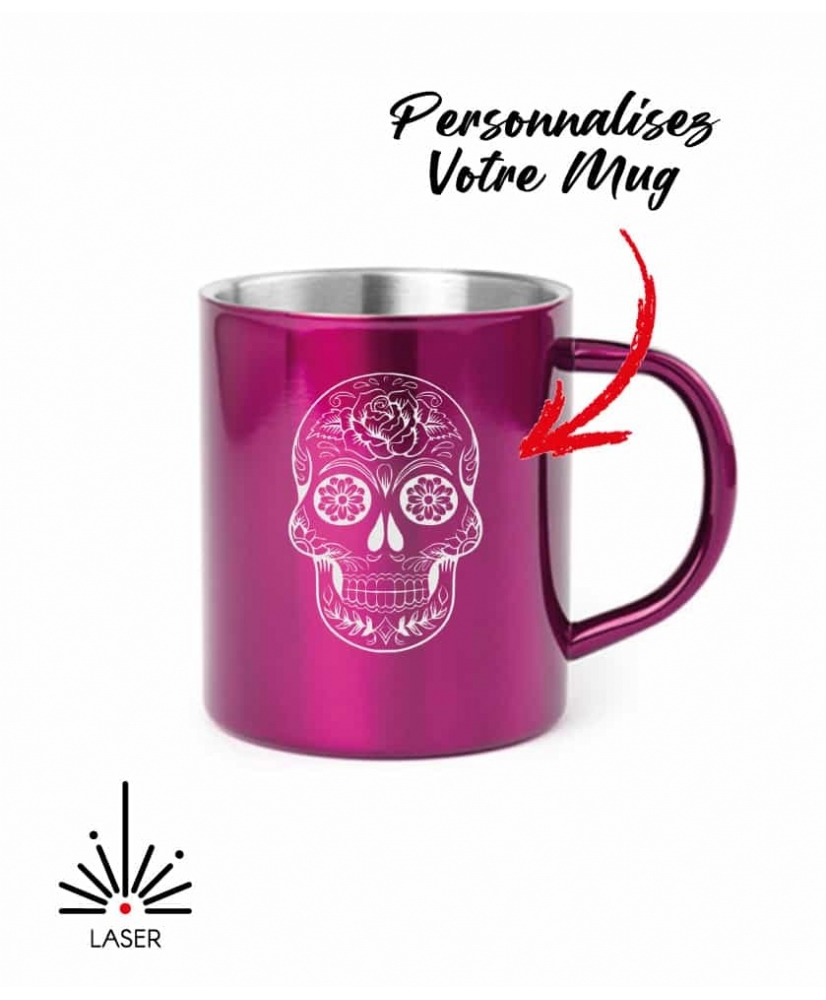 Mug Metal Fuschia