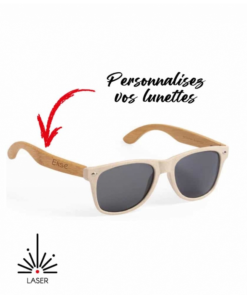 Lunettes de soleil Bambou